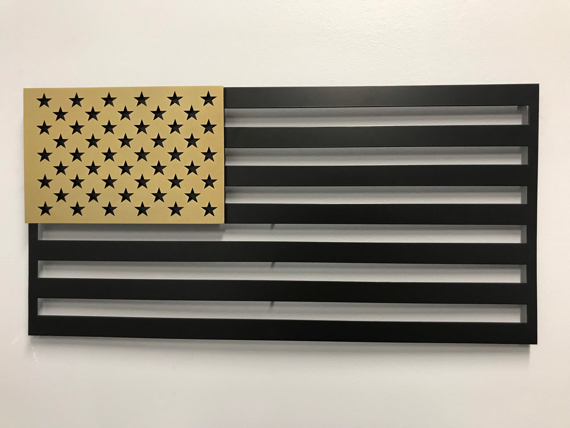 US FLAG - Stars On Stripes - Prismatic Metal
