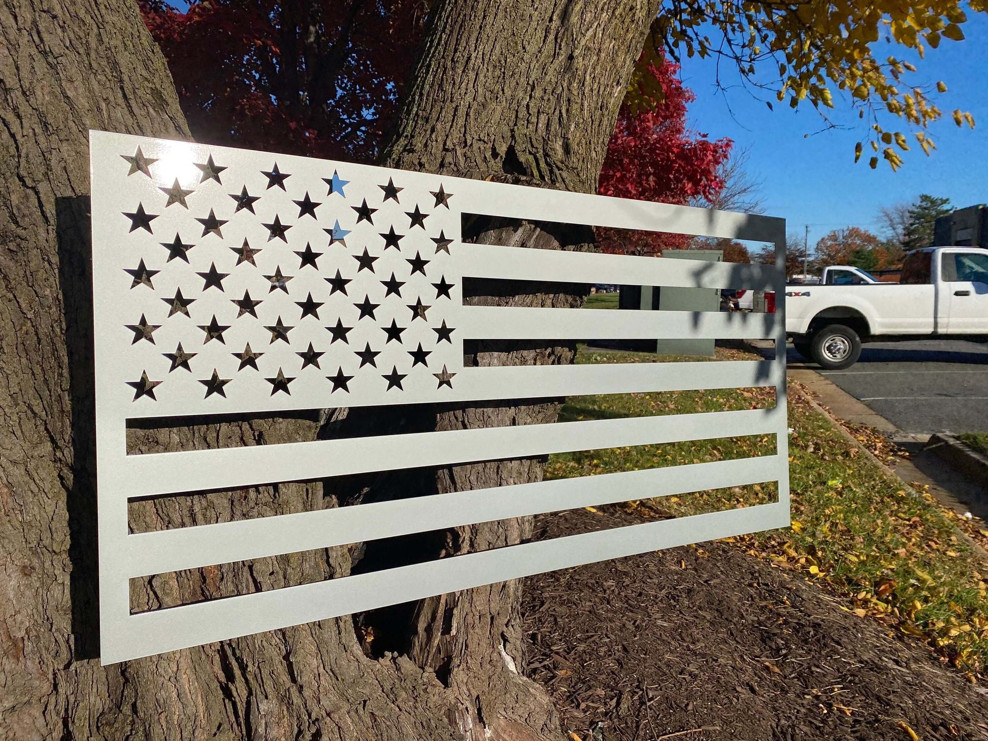 US FLAG - Single Layer - Multiple Colors - Prismatic Metal